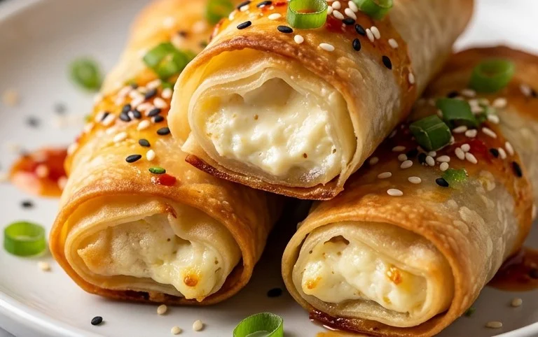 Easy Baked Cream Cheese Rangoon Rolls