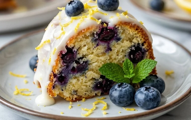 Lemon Blueberry Bundt Cake