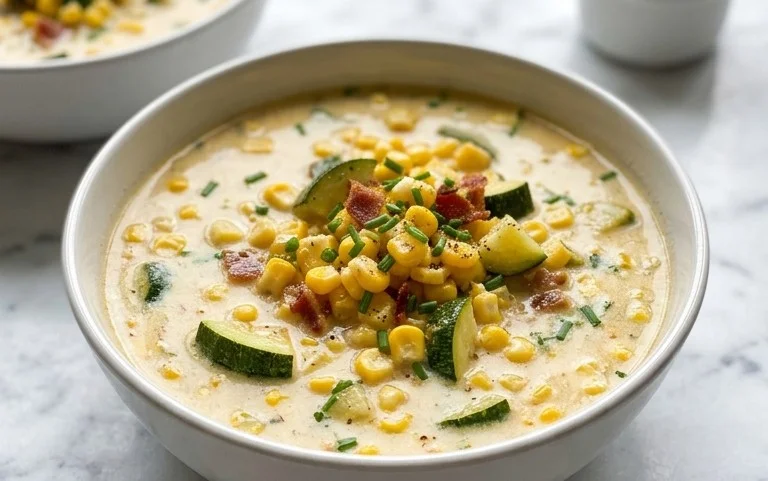 Summer Corn Zucchini Chowder – Fresh & Easy