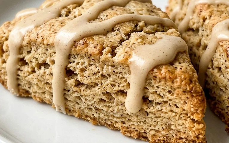 Homemade Chai Scones with Maple Chai Glaze