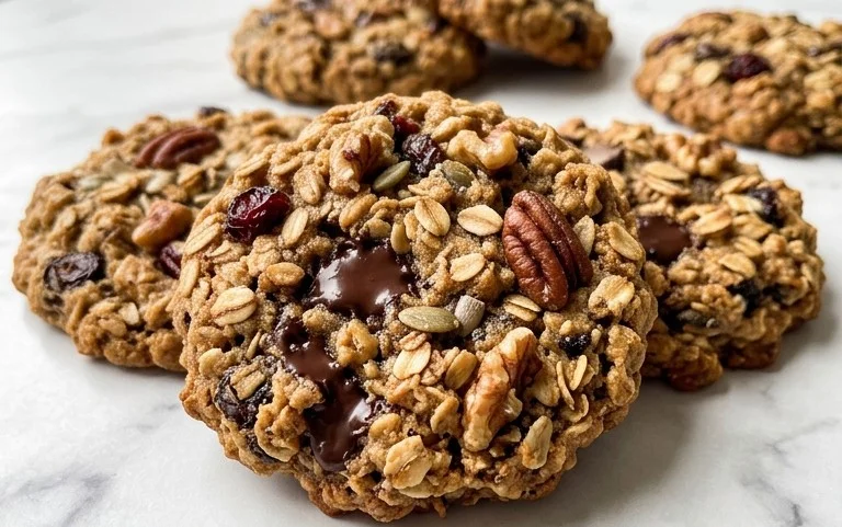 Healthy Oatmeal Breakfast Cookie-Energy Boost