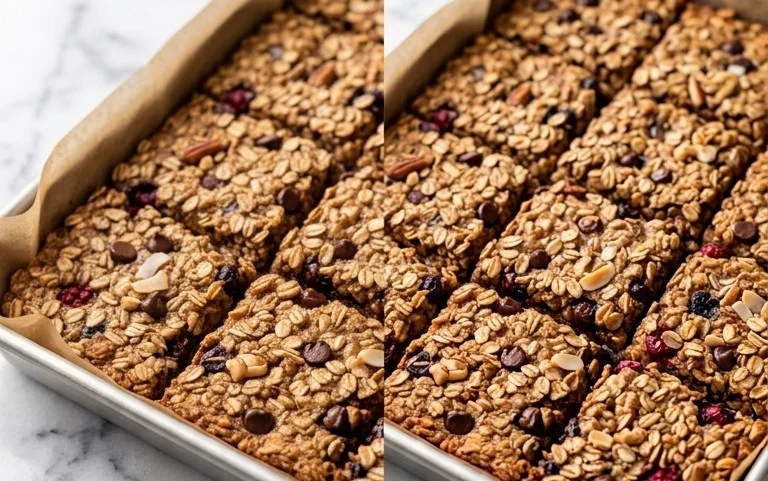 Grab-and-Go Baked Oatmeal Bars Recipe