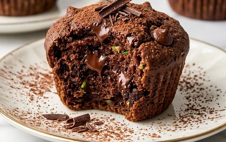Chocolate Zucchini Muffins
