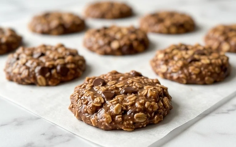 Easy Chocolate Peanut Butter No Bake Cookies