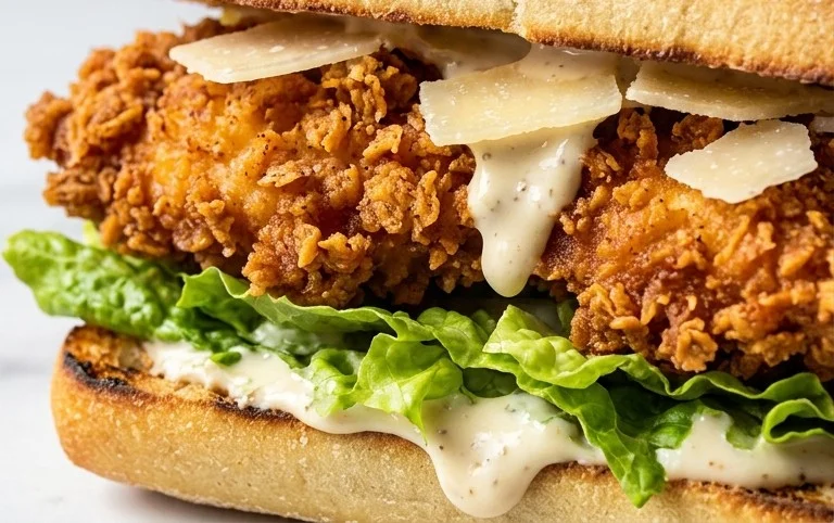 Crispy Chicken Caesar Sandwich