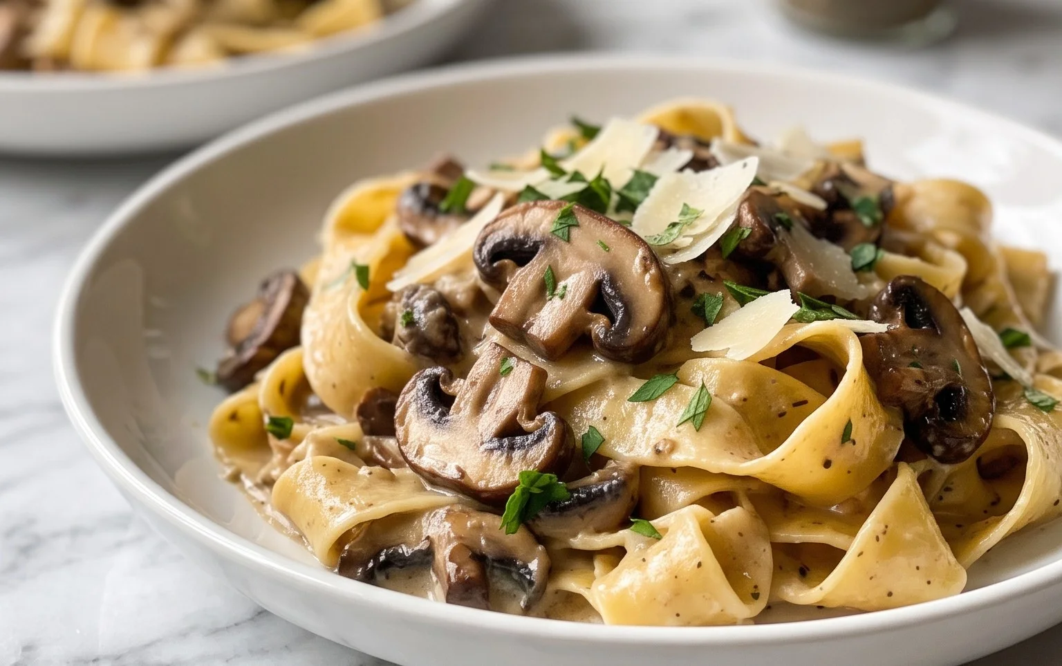 Easy Portobello Mushroom Pappardelle Recipe