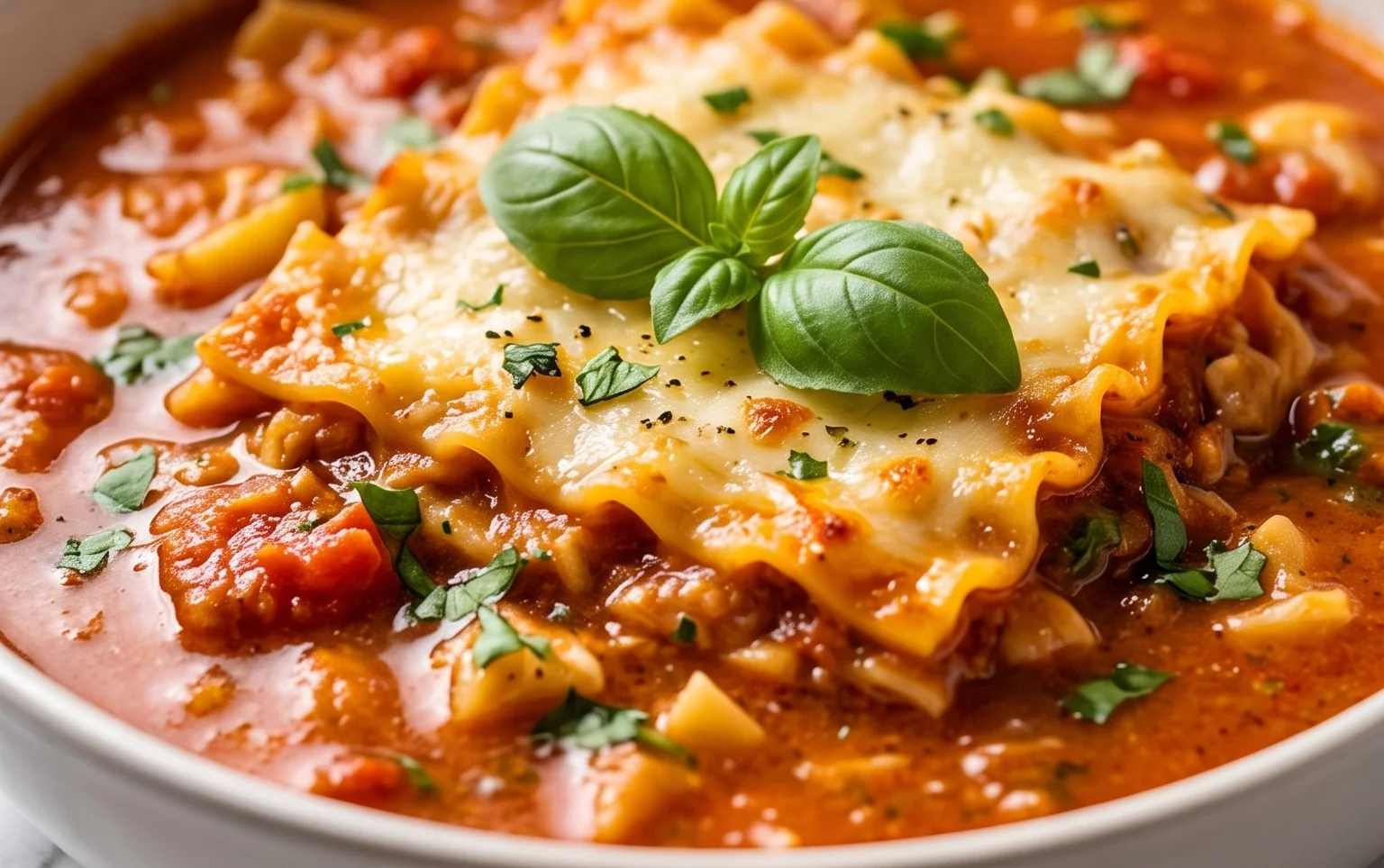 Easy Lasagna Soup Recipe