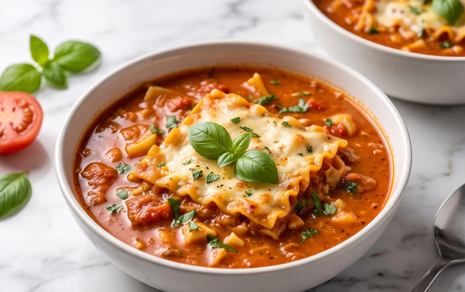 Easy Lasagna Soup One Pot Comfort Food