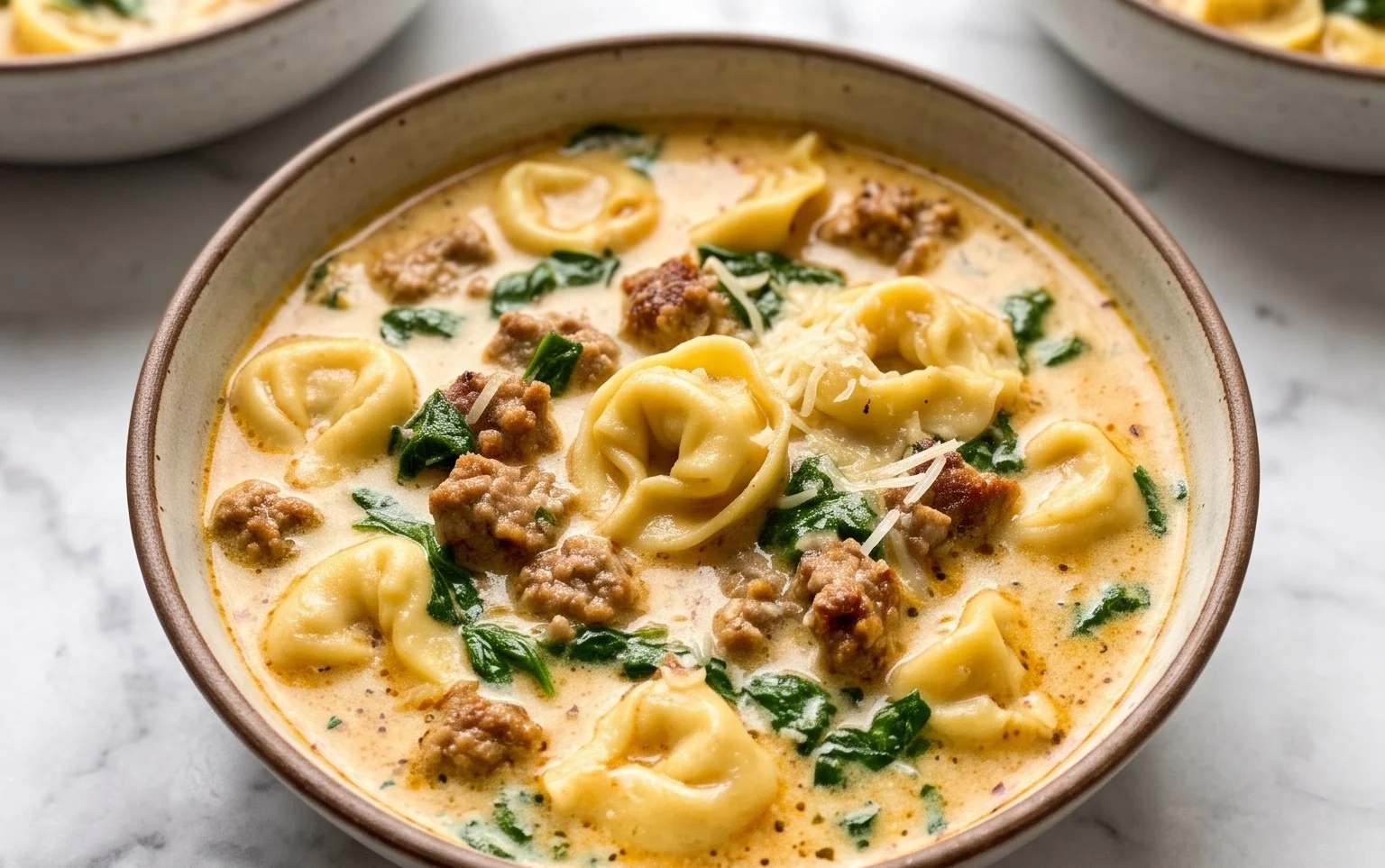 Creamy Sausage Tortellini Soup Recipe